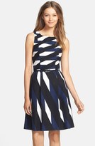 Thumbnail for your product : Trina Turk 'Medina' Belted Woven Fit & Flare Dress