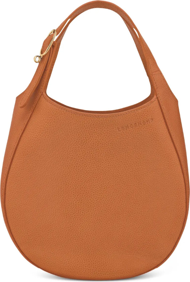 Longchamp Le Foulonné S grained-leather tote bag