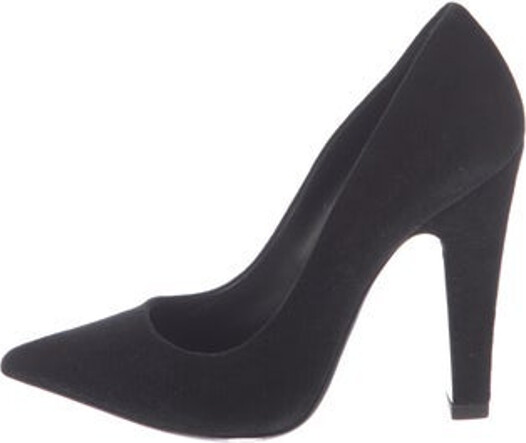 Giuseppe Zanotti Suede Pumps Blue Pointed-Toes