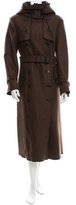 Thumbnail for your product : Derek Lam Wool Double-Breasted Trench Coat w/ Tags