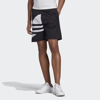 adidas Big Trefoil Track Shorts Black L Mens - ShopStyle