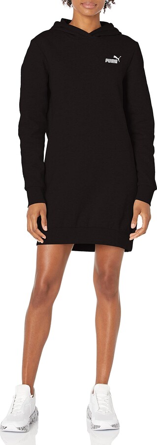 Puma Women's Essentials Hooded Fleece Dress - ShopStyle