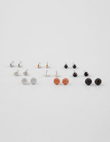Thumbnail for your product : Full Tilt 9 Pair Ball/Crystal Earrings