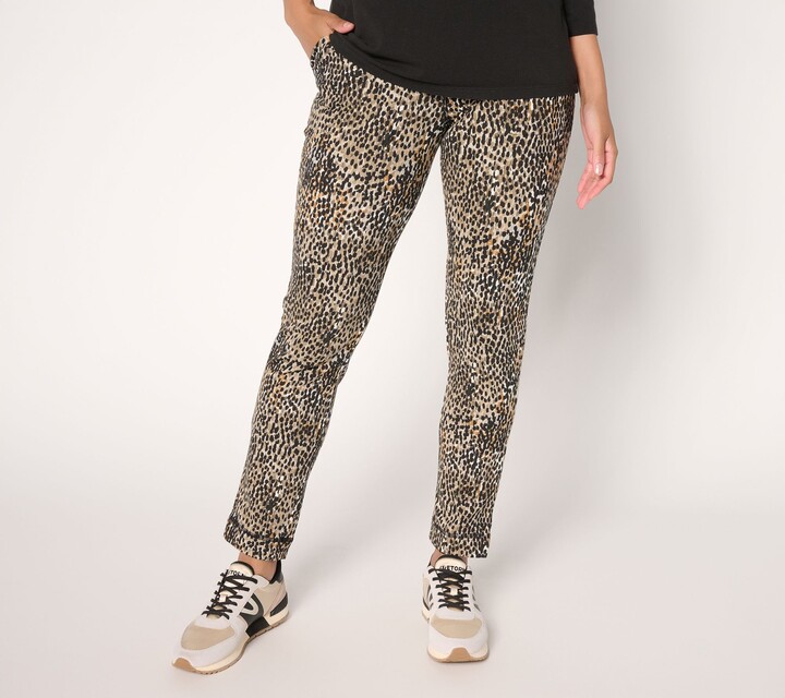 Denim & Co. As Is Active Tall Duo Stretch Slim Leg Pants