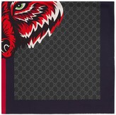 Thumbnail for your product : Gucci GG silk carre with wolf