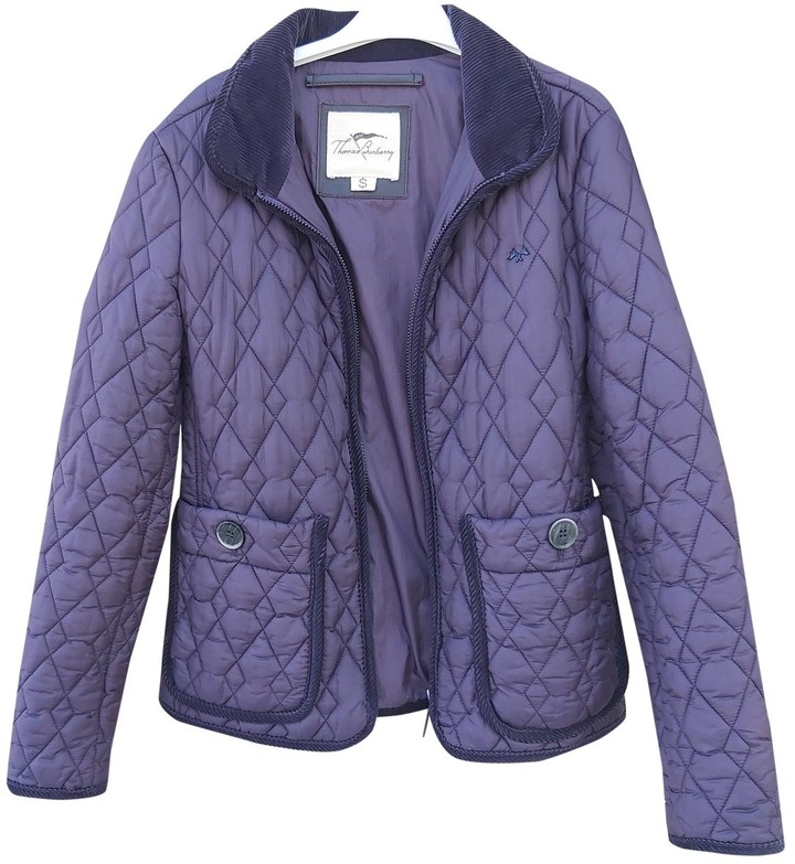 purple burberry jacket