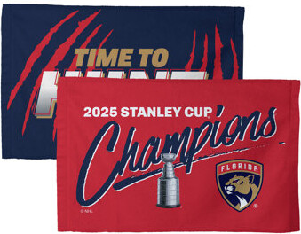 NHL Florida Panthers Champs Gather 2 Pack Fan Towel – Team Spirit Hockey Towels for Kitchen, Gym, or Tailgate – 16 x 25 inches