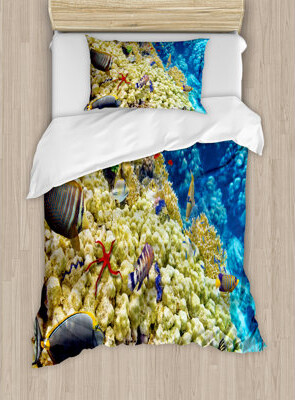 Ambesonne Ocean Duvet Cover Set