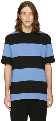 Alexander Wang T by Blue & Black Striped T-Shirt