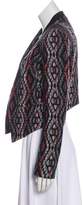 Thumbnail for your product : Cynthia Vincent Patterned Open Jacket