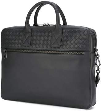Bottega Veneta interlaced detail briefcase