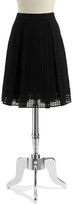 Thumbnail for your product : Vince Camuto Eyelet Pleated Skirt
