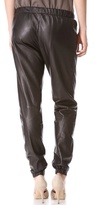 Thumbnail for your product : Vince Wrap Seam Leather Pants