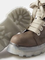 Thumbnail for your product : Rick Owens Bozo Tractor Leather Boots