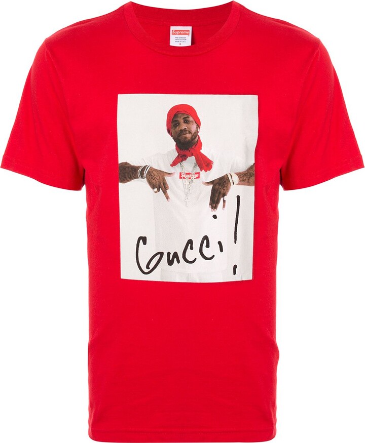 Supreme Gucci Mane T-shirt - ShopStyle