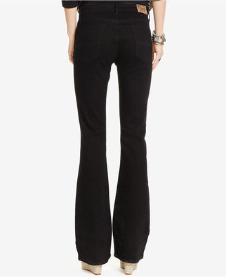Denim & Supply Ralph Lauren Reiser High-Rise Flared Black Wash Jeans
