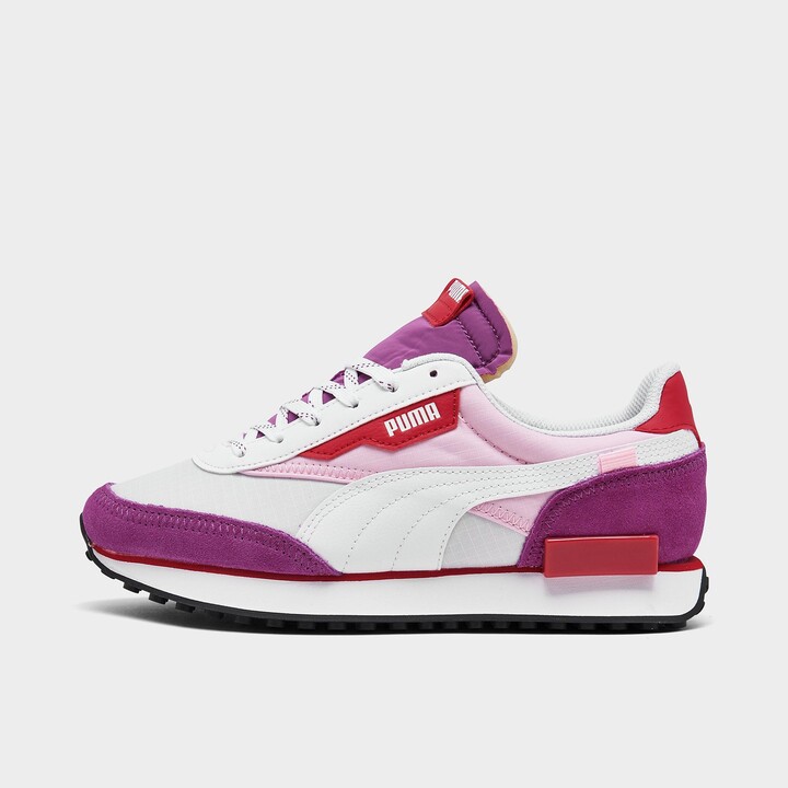 Puma Women S Future Rider Plum Casual Shoes Shopstyle