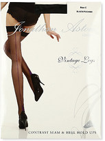 Thumbnail for your product : Jonathan Aston Contrast seam hold-ups