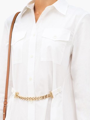 J.W.Anderson Handkerchief-hem Cotton-poplin Shirt Dress - White