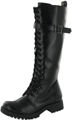 Volatile Combat Women's Boots Knee High Faux Leather Vegan Shoes Size 7.5
