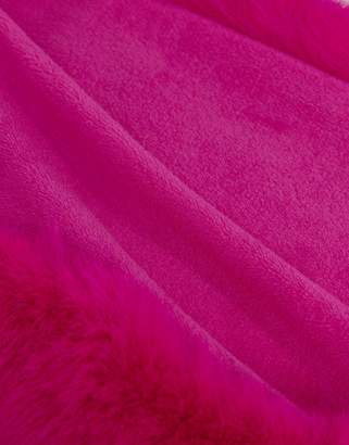New Look Pink Faux Fur Stole