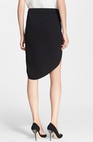 Thumbnail for your product : Halston Asymmetrical Crepe Pencil Skirt