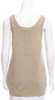 Thumbnail for your product : By Malene Birger Sleeveless Metallic Top