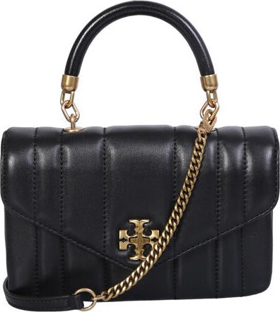Tory Burch Kira Black Leather Tote Bag From Featuring Matelassã© Detailing  - ShopStyle