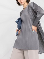 Thumbnail for your product : Pleats Please Issey Miyake Micro Pleat Long-Line Top