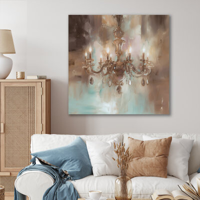 Grand Chandelier Showcase IV - Glam Chandelier Metal Wall Decor