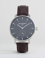 Thumbnail for your product : Ben Sherman Brown Leather Strap Watch