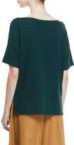 Thumbnail for your product : Classic Stripe Boat-Neck Tee