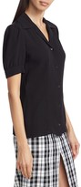 Thumbnail for your product : Michael Kors Puff-Sleeve Silk Blouse