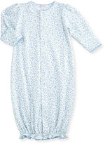Thumbnail for your product : Kissy Kissy Spring Meadow Convertible Pima Sleep Gown, Blue/White, Size Newborn-Small