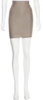 Thumbnail for your product : Herve Leger Metallic Mini Skirt