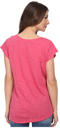 DKNY Embroidered Eyelet Tee