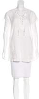 Thumbnail for your product : Calypso St. Barth Crochet-Trimmed Tunic