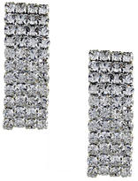 Thumbnail for your product : Cezanne Half Hoop Rhinestone Earrings