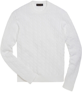 Thumbnail for your product : Brooks Brothers Supima® Cable Crewneck Pullover Sweater