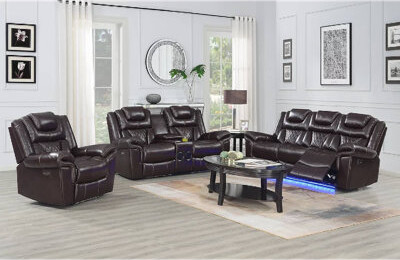 Wildon Home Vijaya 3 Piece Living Room Set