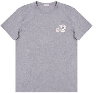 Moncler Logo T-shirt Men's Grey