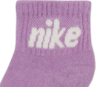 Nike Baby (12-24M) From Day 1 Crew Socks in Purple