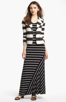 Thumbnail for your product : Kensie Stripe Ponte Jacket