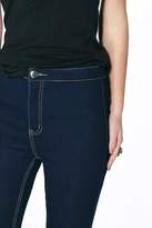 Thumbnail for your product : boohoo Petite Luci Disco Jean With Contrast Stitch