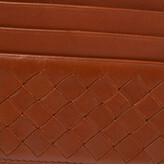 Thumbnail for your product : Bottega Veneta Brown Intrecciato Leather Card Holder