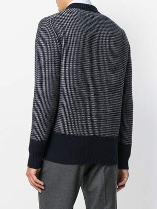 Brioni concealed front fastening cardigan