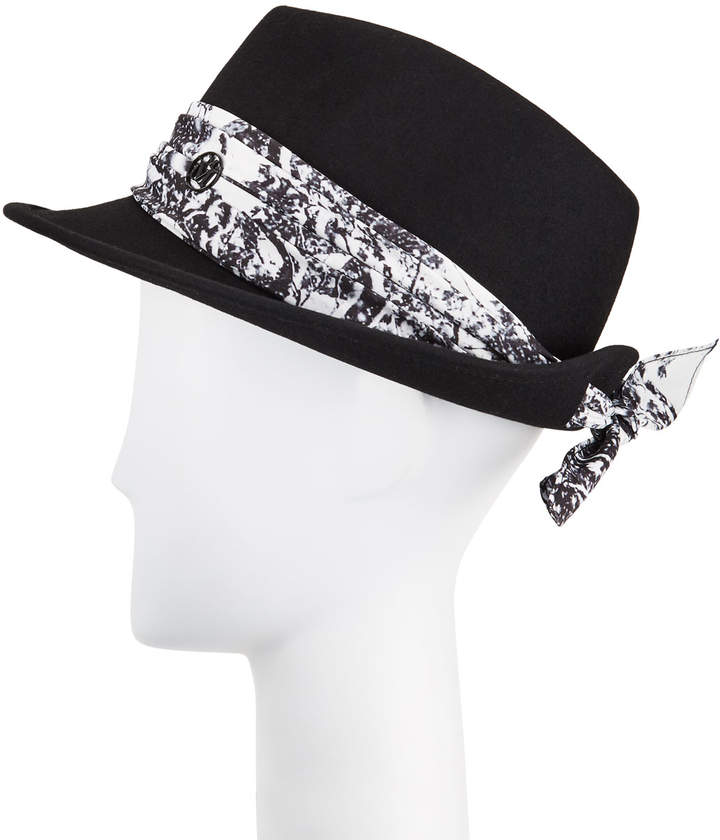 rabbit felt fedora hat