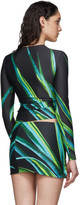 Thumbnail for your product : Louisa Ballou SSENSE Exclusive Black Surf Long Sleeve Bikini Top