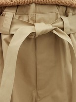 Thumbnail for your product : Colville - Tie-waist Cotton-twill Shorts - Beige