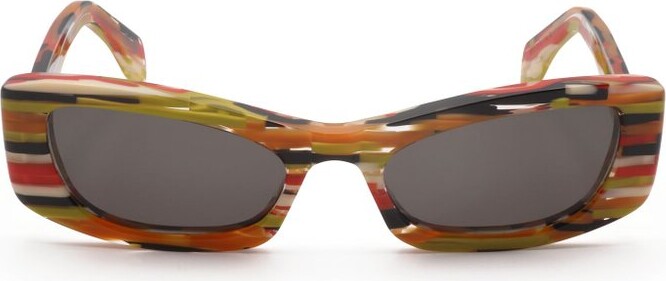 Marni Rectangular Frame Sunglasses